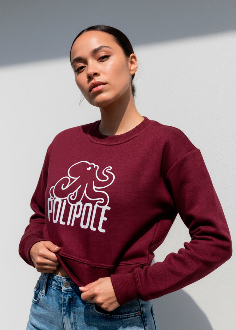 Signature sweater - Burgundy image